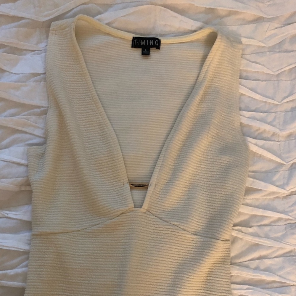 Cream bodysuit